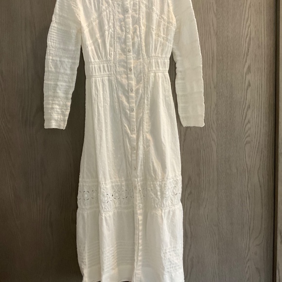 🔥LOVE SHACK FANCY ANTIQUE WHITE LAWN DRESS🔥 - Picture 3 of 14